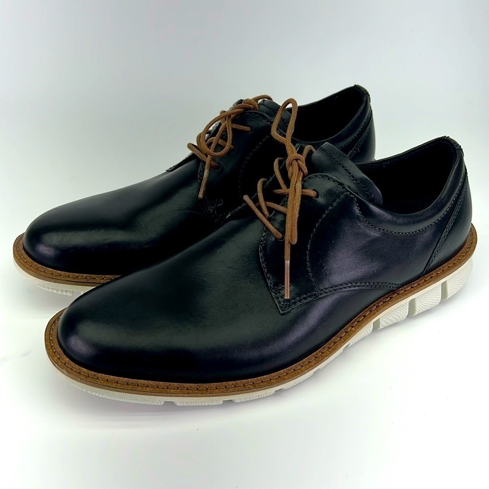 Mens Leather Ecco Oxford Shoes